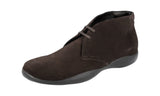 Prada Men's 4T3152 054 F0192 Leather Lace-up Shoes