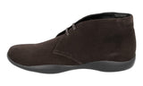Prada Men's Brown Leather Lace-up Shoes 4T3152