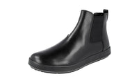 Prada Men's 4T3153 3O9U F0002 Leather Half-Boot