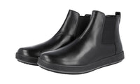 Prada Men's Black Leather Half-Boot 4T3153