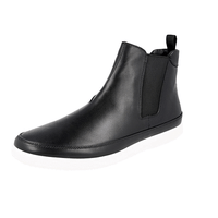 Prada Men's Black Leather Half-Boot 4T3154