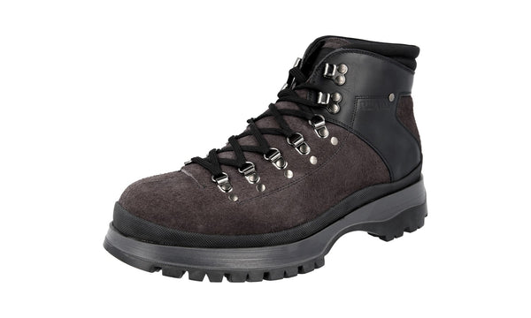 Prada Men's 4T3165 3V16 F0308 Leather Half-Boot