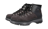 Prada Men's Grey Leather Brixxen Half-Boot 4T3165