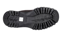 Prada Men's Grey Leather Brixxen Half-Boot 4T3165