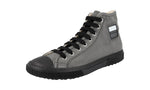 Prada Men's 4T3218 010 F0H16 Textile High-Top Sneaker