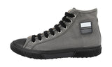 Prada Men's Grey High-Top Sneaker 4T3218