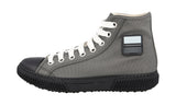 Prada Men's Grey Stratus High-Top Sneaker 4T3218