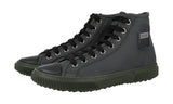 Prada Men's Grey Stratus High-Top Sneaker 4T3218