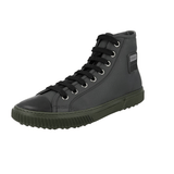 Prada Men's Grey Stratus High-Top Sneaker 4T3218