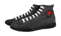 Prada Men's Black Stratus High-Top Sneaker 4T3218