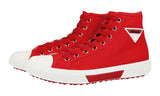 Prada Men's Red Stratus High-Top Sneaker 4T3306