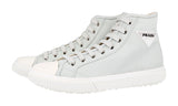 Prada Men's Silver Stratus High-Top Sneaker 4T3306