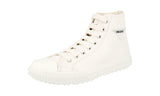 Prada Men's 4T3306 2OA0 F0009 Leather High-Top Sneaker