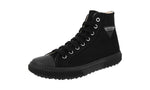 Prada Men's 4T3306 3OJT F0002 Textile High-Top Sneaker