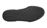 Prada Men's Brown Leather Stratus High-Top Sneaker 4T3306