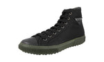 Prada Men's 4T3306 71L F0Q24 Nylon High-Top Sneaker