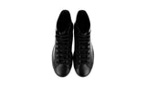 Prada Men's Black Leather Downtown Mirage High-Top Sneaker 4T3320