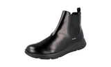 Prada Men's 4T3331 B4L F0002 Brushed Spazzolato Leather Half-Boot