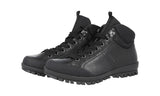 Prada Men's Black Leather Half-Boot 4T3357