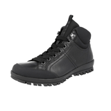 Prada Men's Black Leather Half-Boot 4T3357