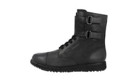 Prada Men's Black Leather Half-Boot 4T3361