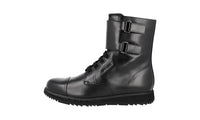 Prada Men's Black Leather Half-Boot 4T3361