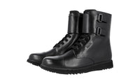 Prada Men's Black Leather Half-Boot 4T3361