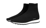 Prada Men's Black High-Top Sneaker 4T3365