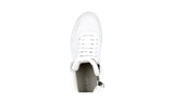 Prada Men's White Leather High-Top Sneaker 4T3368