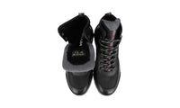 Prada Men's Black Leather High-Top Sneaker 4T3374