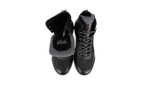 Prada Men's Black Leather High-Top Sneaker 4T3374