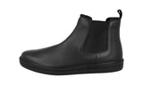 Prada Men's Black Leather High-Top Sneaker 4T3444