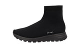 Prada Men's Black Sock High-Top Sneaker 4T3478