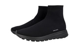 Prada Men's Black Sock High-Top Sneaker 4T3478