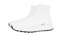 Prada Men's White Sock High-Top Sneaker 4T3478