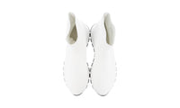 Prada Men's White Sock High-Top Sneaker 4T3478