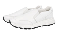 Prada Men's White Leather Prax01 Sneaker 4T3516