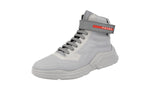 Prada Men's 4T3535 HEC F0048 Leather High-Top Sneaker