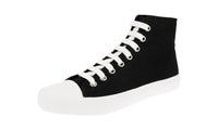 Prada Men's 4T3557 3O9T F0002 Textile High-Top Sneaker