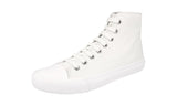 Prada Men's 4T3557 3O9T F0009 Textile High-Top Sneaker