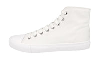 Prada Men's White High-Top Sneaker 4T3557