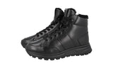 Prada Men's Black Leather Prax01 High-Top Sneaker 4T3580