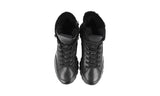 Prada Men's Black Leather Prax01 High-Top Sneaker 4T3580