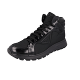 Prada Men's Black Prax01 High-Top Sneaker 4T3592