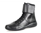 Prada Men's Black Leather High-Top Sneaker 4U2763