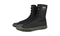 Prada Men's Black High-Top Sneaker 4U3274