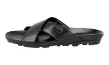 Prada Men's Black Leather Sandals 4X2207