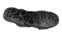 Prada Men's Black Leather Sandals 4X2207