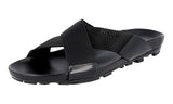 Prada Men's 4X2210 OSL F0002 Nylon Sandals