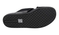 Prada Men's Black Leather Crisscross Sandals 4X3210